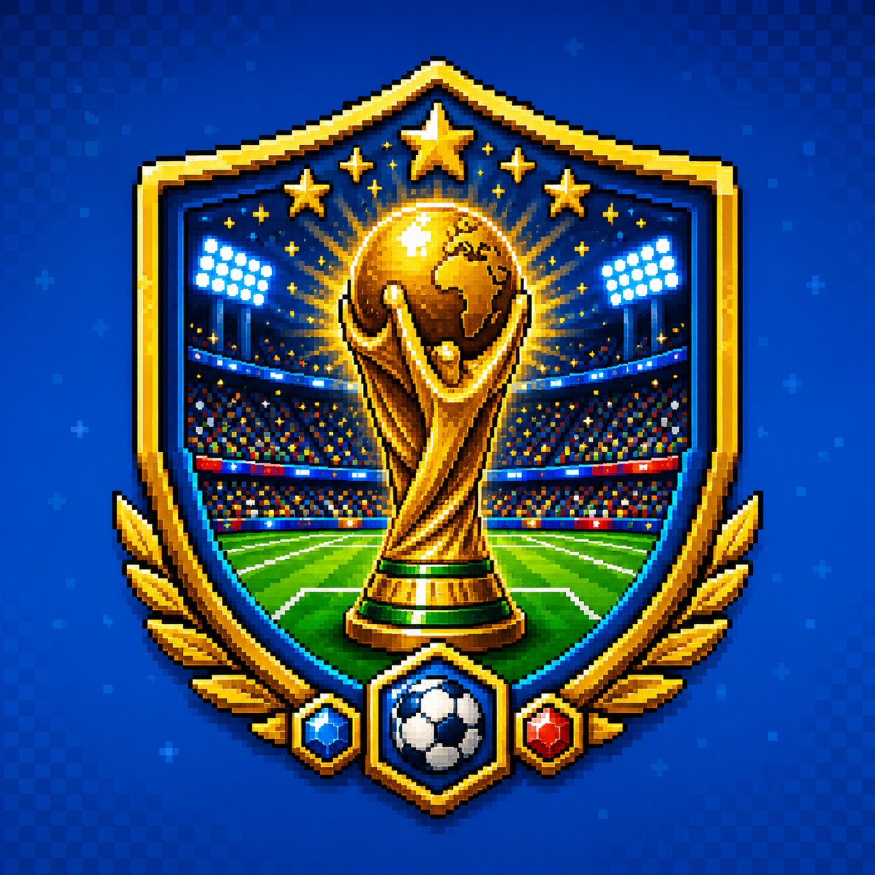 Pixel art Road to Final loyalty badge